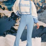 Fleece-Lined Ski Trousers in Ice Blue - Image 7