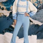Fleece-Lined Ski Trousers in Ice Blue - Image 9