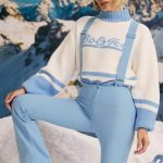 Fleece-Lined Ski Trousers in Ice Blue - Image 10