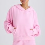 Graphic-Print Hoodie in Bubblegum Pink - Image 2