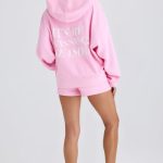 Graphic-Print Hoodie in Bubblegum Pink - Image 6
