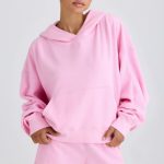 Graphic-Print Hoodie in Bubblegum Pink - Image 8
