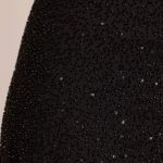 Embellished A-Line Mini Skirt in Black - Image 4