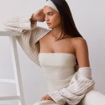 Oversized Chunky Knit Shrug in Cream