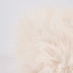 Faux-Fur Wrist Warmers in Ice White - Image 3
