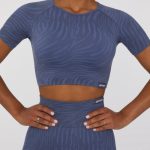 Crop Top in Indigo - Image 2