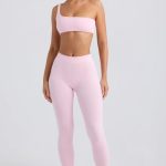 Seamless Rib Leggings in Washed Ice Pink - Image 6