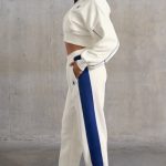 Wide Leg Sweatpants in White - Image 3