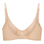 Soft Mesh Single Layer Underwired Bra in Beige - Image 7