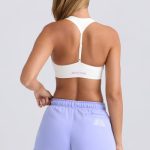 Mid-Rise Sweat Shorts in Periwinkle - Image 4
