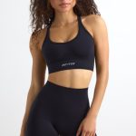 Define Luxe High Waist Mini Shorts in Jet Black - Image 6