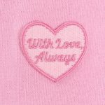 Oversized Hoodie in Baby Pink - Image 4