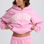 Oversized Hoodie in Baby Pink - Image 11