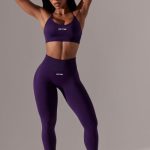 High Waist Super Sculpt Leggings in Purple - Image 8
