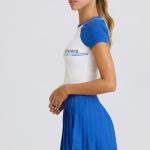 Graphic-Print Cropped T-Shirt in White - Image 3