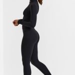 Soft Active Zip-Up Jacket in Black - Image 2