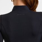 Soft Active Zip-Up Jacket in Black - Image 4