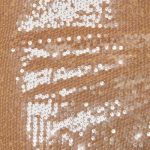 Flat Sequin Thigh Split Maxi Skirt in Gold - Image 4