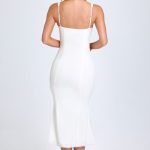 Lace-Trim Midaxi Dress in White - Image 2