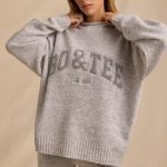 Mid-Rise Knit Mini Shorts in Ice Marl - Image 6