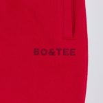 Mid-Rise Wide-Leg Joggers in Hot Red - Image 4