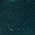 Embellished Cowl-Neck Mini Dress in Teal Green - Image 4