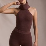 Ribbed-Knit Shorts in Espresso - Image 6