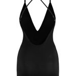 Intimates Soft Mesh Multiway Mini Dress in Black - Image 4