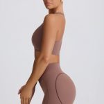 Soft Active Mini Shorts in Mocha - Image 3