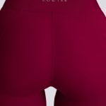 Soft Active Crossover Flared Trousers in Burgundy - Image 5
