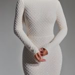 Embellished Open-Back Gown in White - Image 4