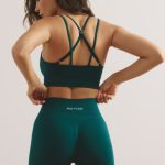 High Waist Define Luxe Mini Shorts in Jade Green