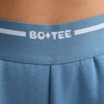 Petite High-Waist Straight-Leg Joggers in Steel Blue - Image 4