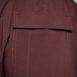 Petite Wide Leg Cargo Trousers in Brown - Image 10