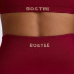 Super Sculpt Seamless High-Waist Leggings in Burgundy - Image 6