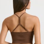 Chunky Knit Tank Top in Espresso - Image 2