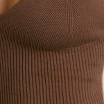 Chunky Knit Tank Top in Espresso - Image 5