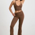 Chunky Knit Tank Top in Espresso - Image 7