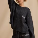 Oversized Zip-Up Cardigan in Charcoal Marl - Image 5