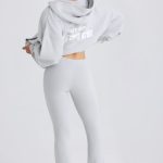 Flared Trousers in Pacific Grey - Image 2
