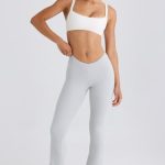 Flared Trousers in Pacific Grey - Image 5