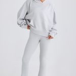 Flared Trousers in Pacific Grey - Image 6