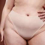 Soft Mesh High Waisted Knicker in Beige - Image 3