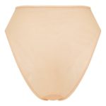 Soft Mesh High Waisted Knicker in Beige - Image 6