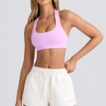Mid-Rise Sweat Shorts in Eggshell - Image 2
