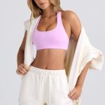 Mid-Rise Sweat Shorts in Eggshell - Image 6
