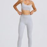 Soft Active Leggings in Grey Marl