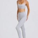 Soft Active Leggings in Grey Marl - Image 6