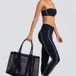 Mesh Tote Bag in Black - Image 2
