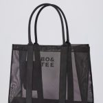 Mesh Tote Bag in Black - Image 5